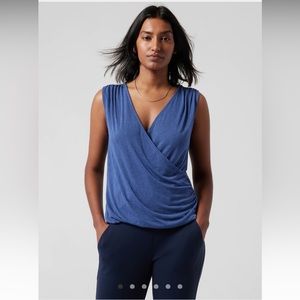 Athleta Breezy Wrap tank